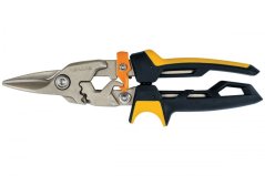 Prevodové nožnice na plech Fiskars PowerGear priame