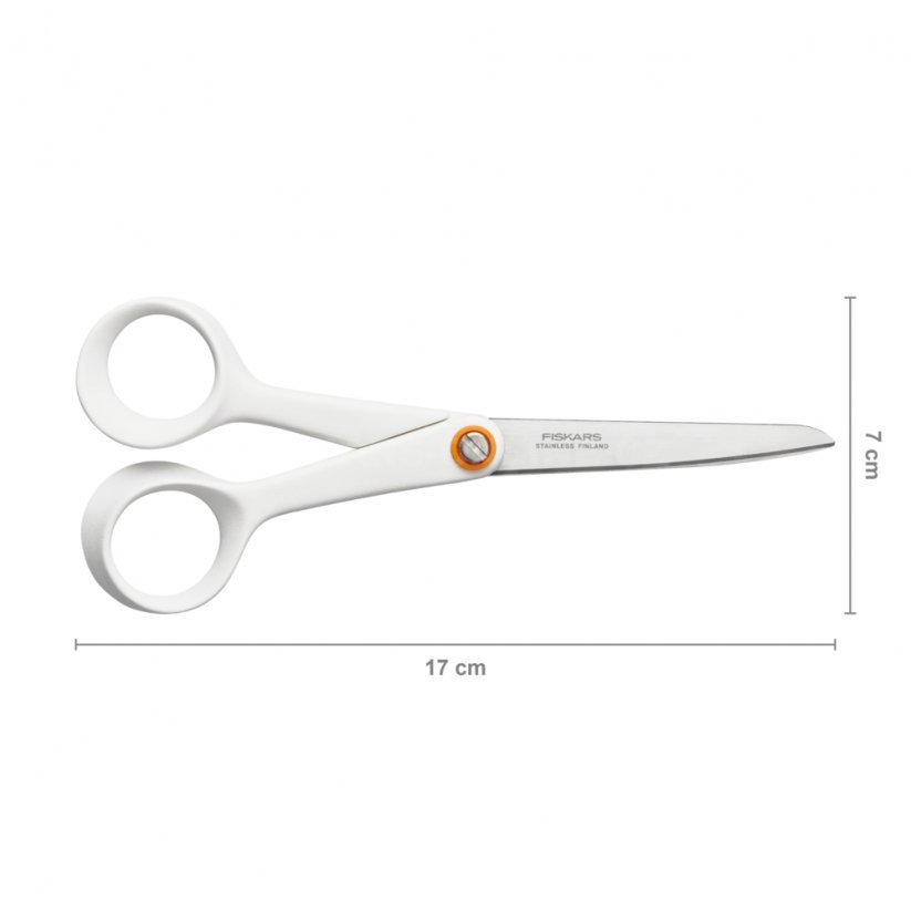 Kancelářské nůžky Fiskars Functional Form™ bílé