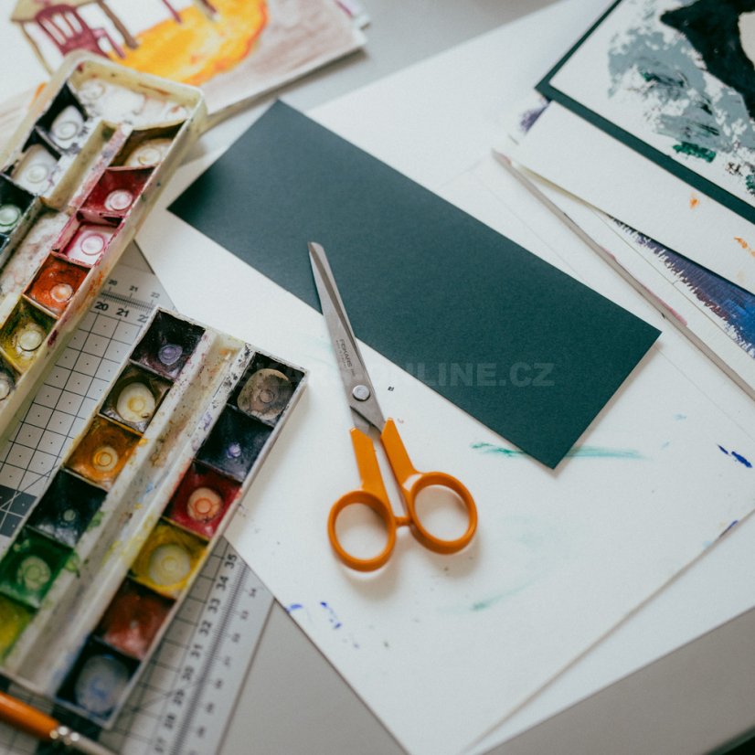 Kancelárske nožnice na papier Fiskars Classic