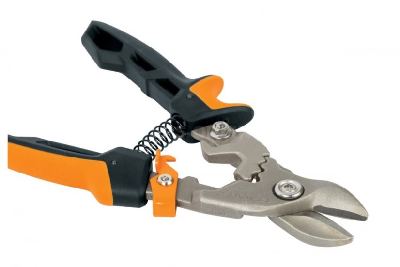 Převodové nůžky na plech Fiskars PowerGear, krátké ostří