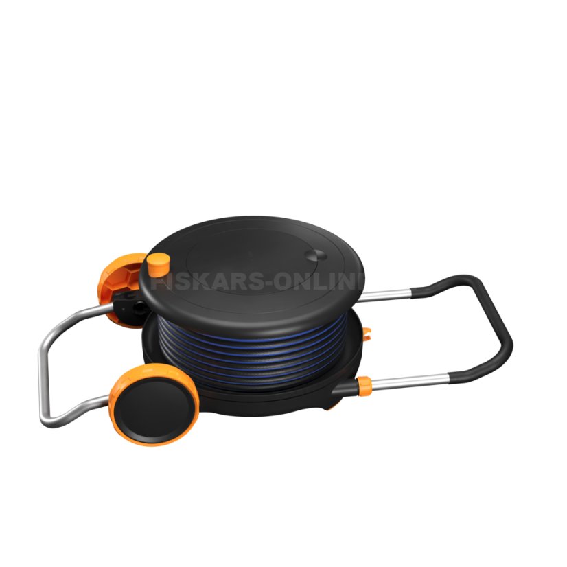 Vozík s bubnem a hadicí M Fiskars 1/2" dosah 21,5 m