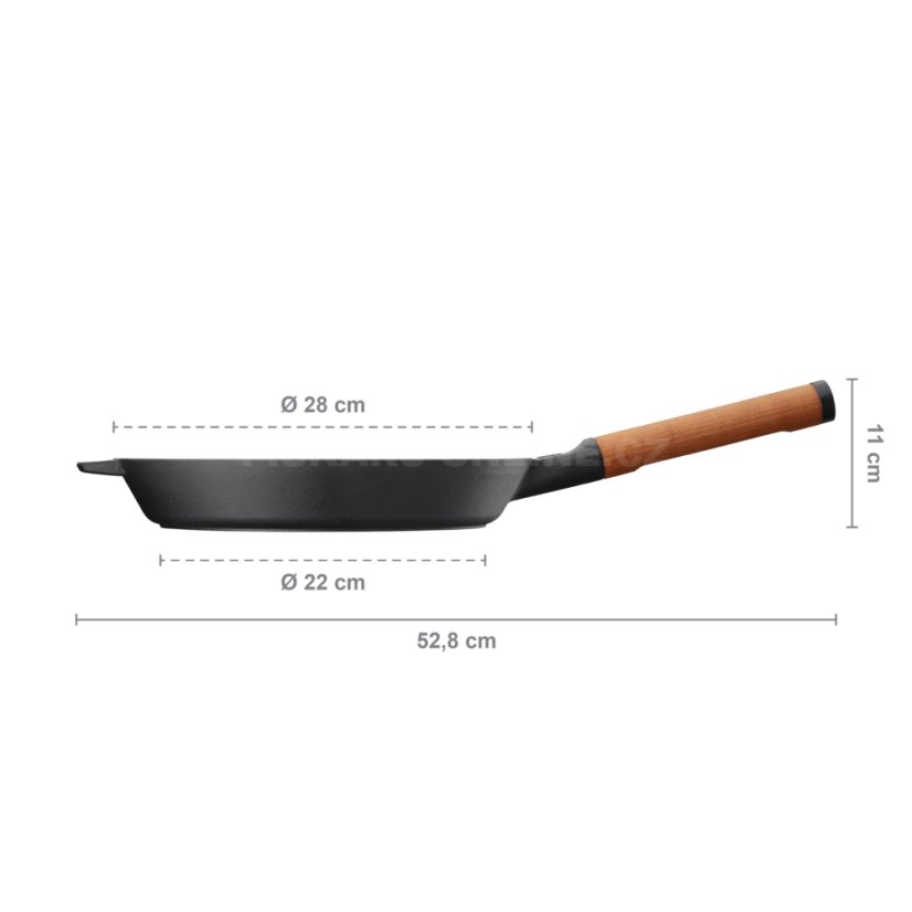 Litinová pánev Fiskars Norden 28 cm
