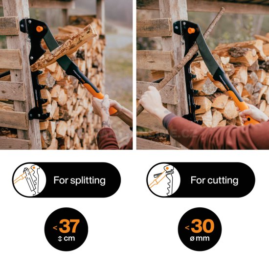 Nástenný štiepač na drevo Fiskars – súprava