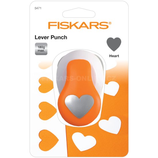 Ozdobná dierovačka Fiskars M srdce