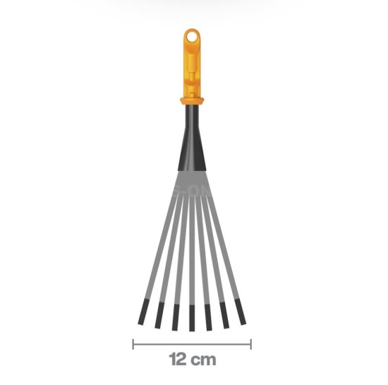 Kovové úzke hrable Fiskars OneClick