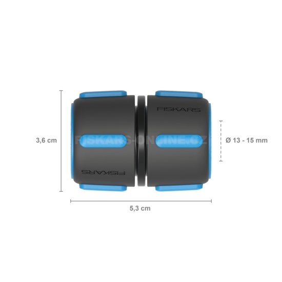 Spojka dvou hadic Fiskars Comfort 13-15mm (1/2-5/8”)
