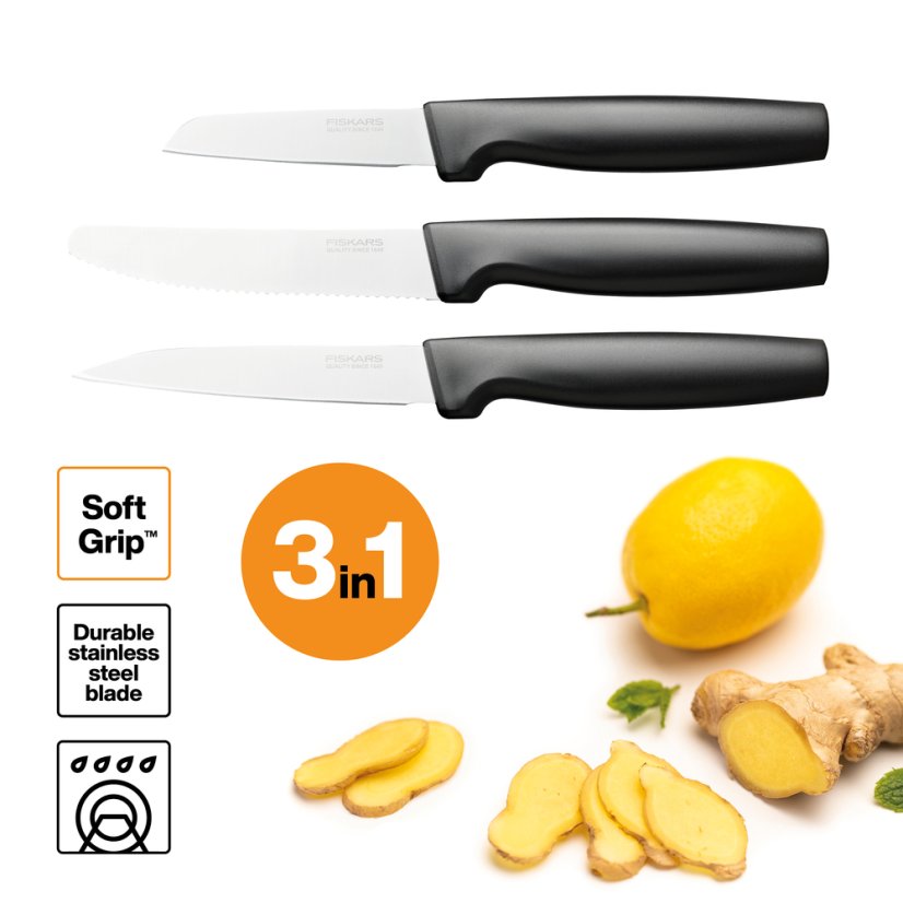 Sada 3 nožů Fiskars Functional Form 1057561