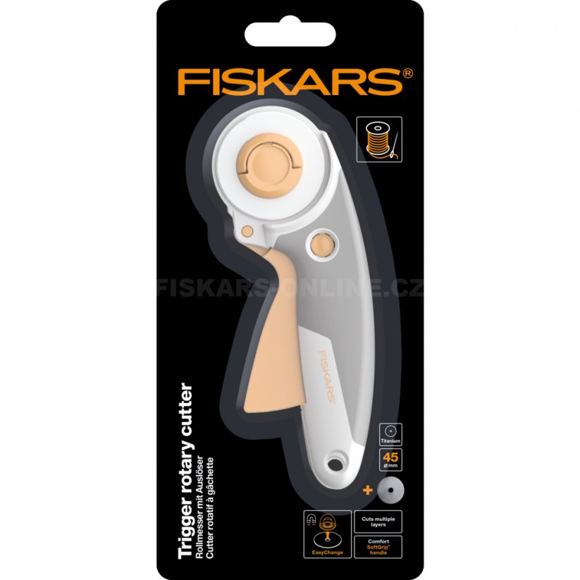 Řezací kolečko na látku Fiskars 1066041 45 mm