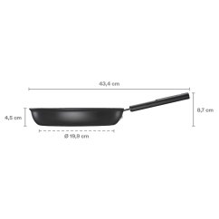 Panvica Fiskars Hard Face 24 cm