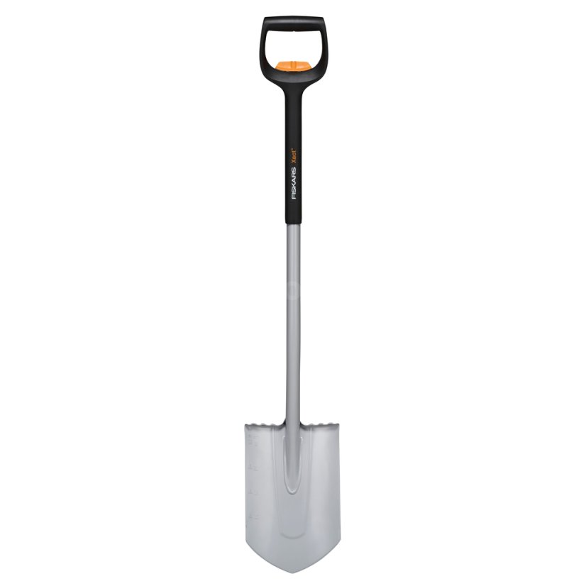Teleskopický špičatý rýč Fiskars Xact