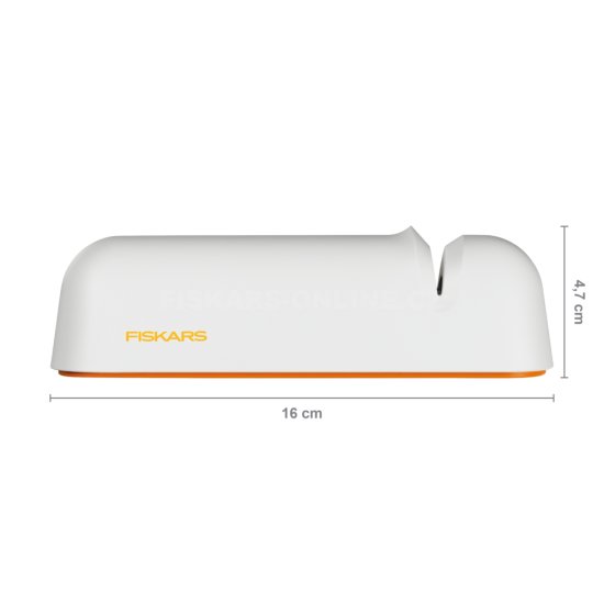 Ostrič nožov Fiskars Roll-Sharp™ biely