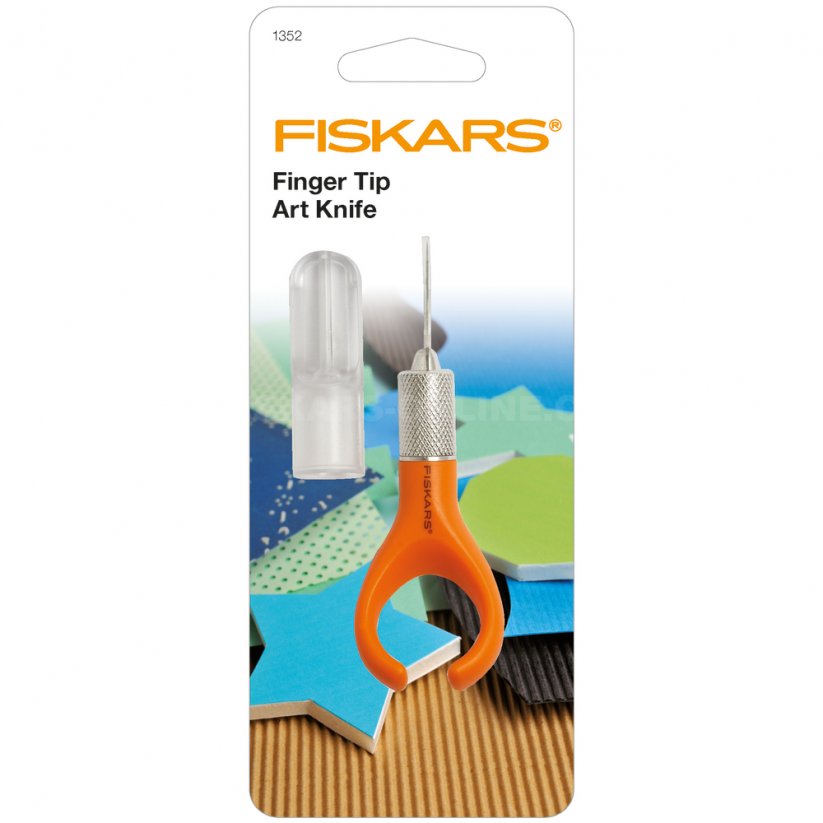 Softgrip prstový nůž Fiskars