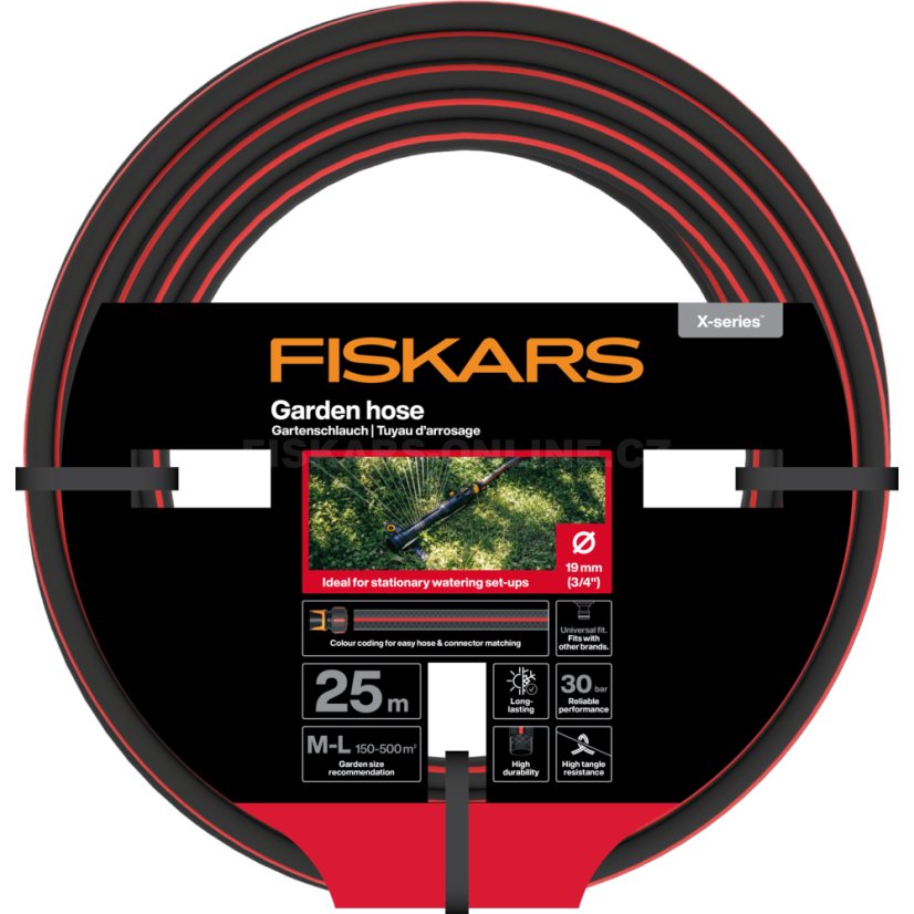 Zahradní hadice Fiskars X-series™ 3/4" 25 m