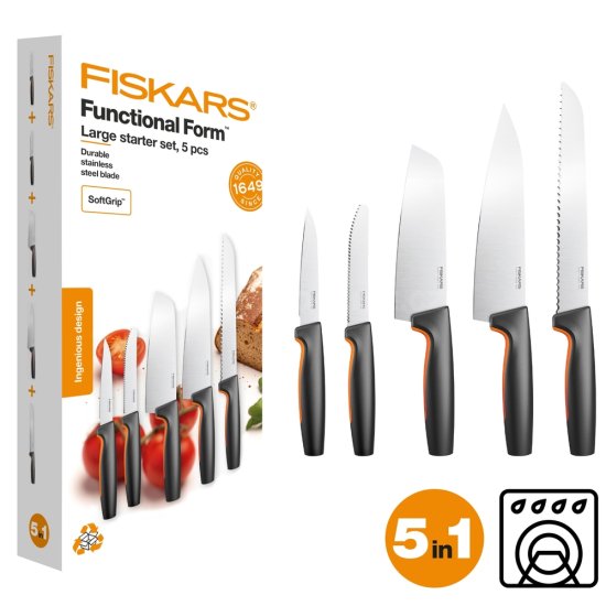 Sada 5 nožů Fiskars Functional Form 1057558