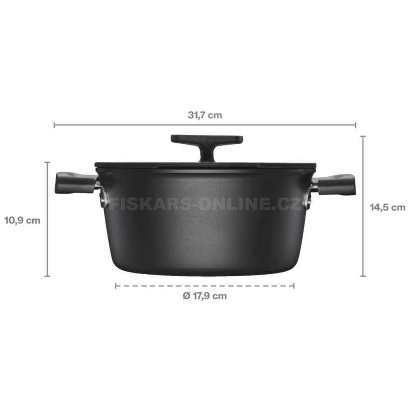 Hrnec Fiskars Hard Face 3,5 l