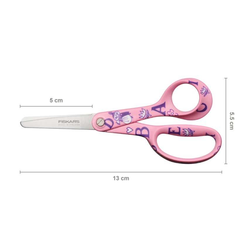 Dětské nůžky Fiskars Moomin Litle My ABC