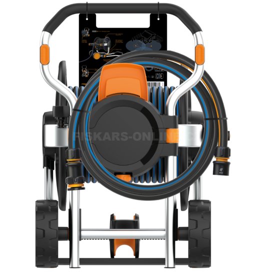 Zavlažovací bubon Fiskars Waterwheel XL manuálny s kolieskami