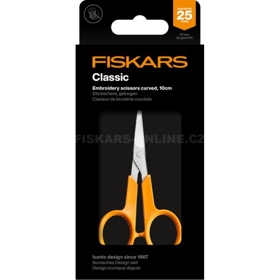 Zahnuté nůžky na nehty Fiskars Classic