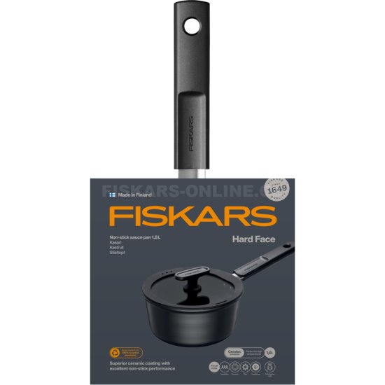 Rajnica s pokrievkou Fiskars Hard Face 1,8 l