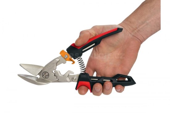Prevodové nožnice na plech PowerGear, odsadené ľavé