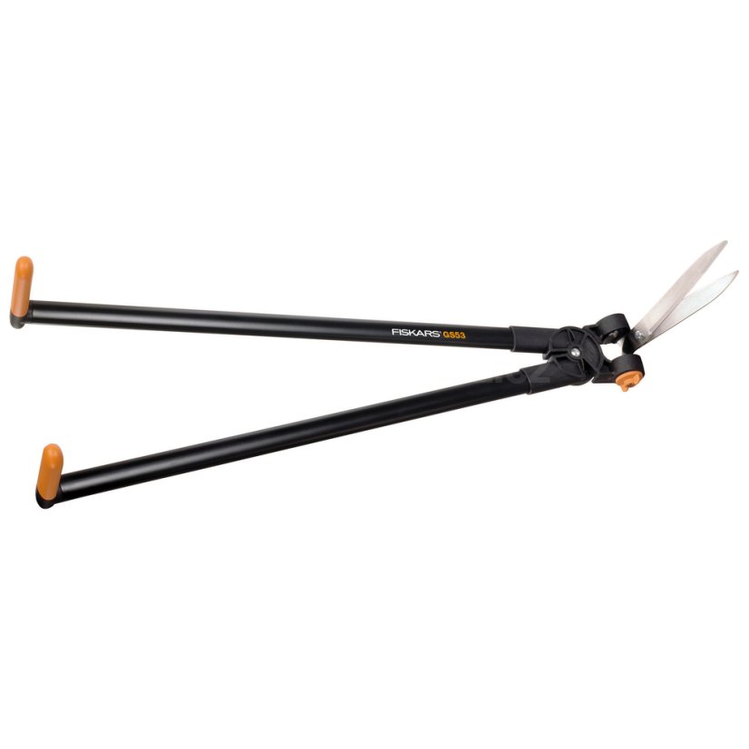 Pákové nůžky na trávu a na živý plot Fiskars GS53