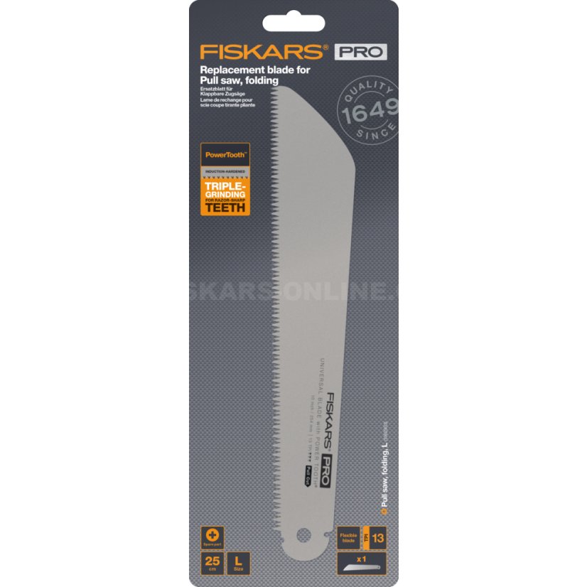 List Fiskars 1062943 pro pilu na dřevo 250 mm