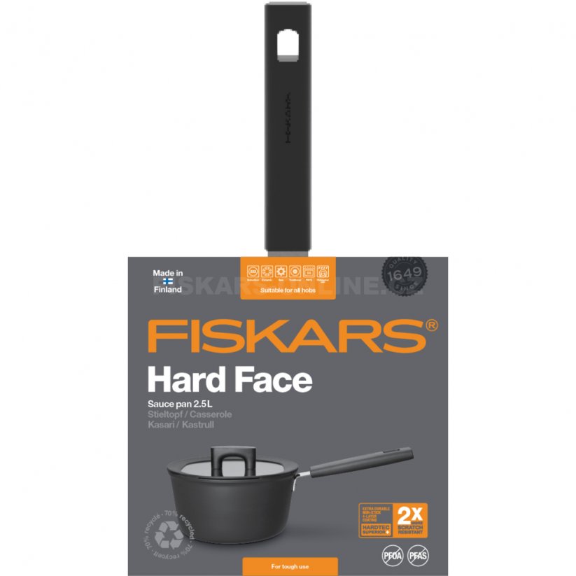 Rendlík s pokličkou Fiskars Hard Face 20 cm 1052235