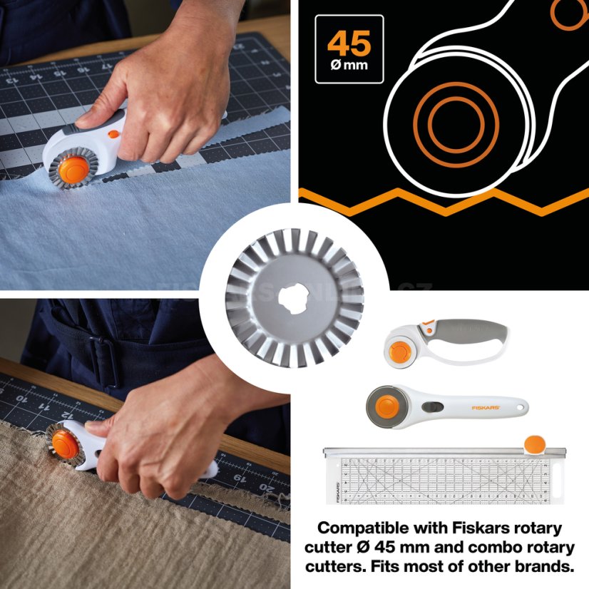 Řezací čepel vlnitá 45 mm