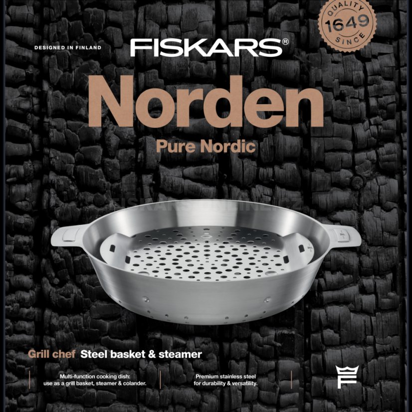 Grill nerezový napařovací koš Fiskars Chef