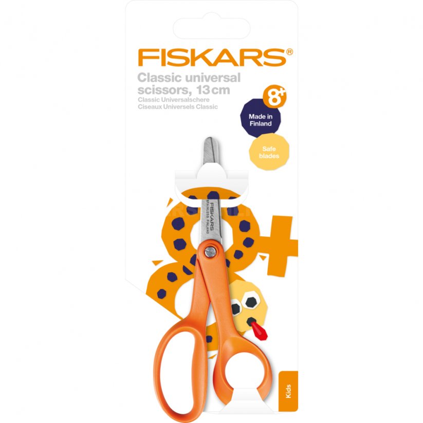 Dětské nůžky Fiskars oranžové