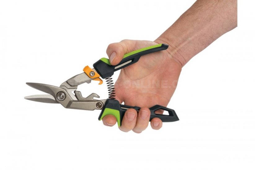 Převodové nůžky na plech Fiskars PowerGear pravé