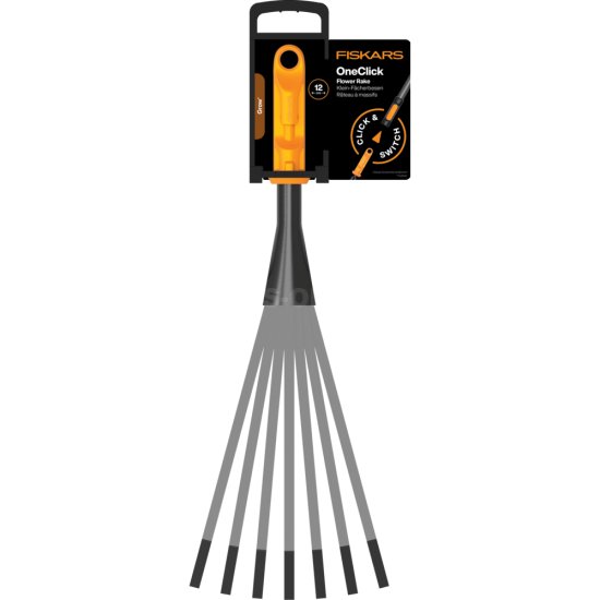 Kovové úzke hrable Fiskars OneClick