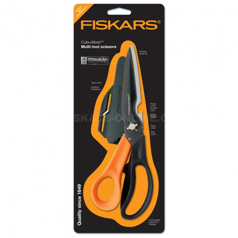 Víceúčelové nůžky Fiskars Cuts&More