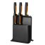 Plastový blok s piatimi nožmi Fiskars Functional Form™