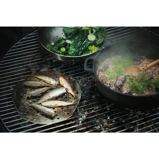Grilovací litinový hrnec Fiskars Chef