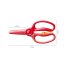 Červené nožnice pre deti od 3 rokov