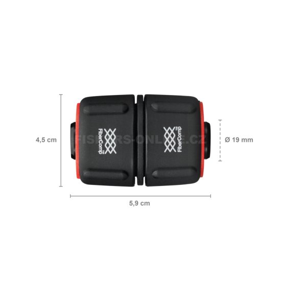 Spojka dvoch hadíc FiberComp 19 mm (3/4”)