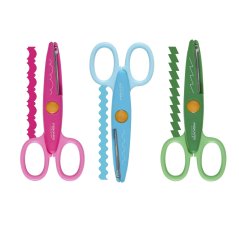 Sada dětských tvarových nůžek ZOO hrany