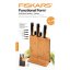 Bambusový blok s pěti noži Fiskars Functional Form™