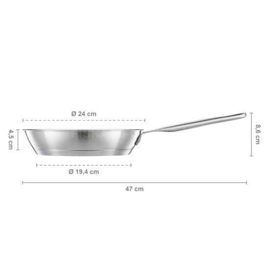 Panvica Fiskars All Steel Pure 24 cm