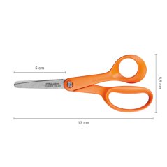 Detské nožnice Fiskars od 8 rokov, oranžové