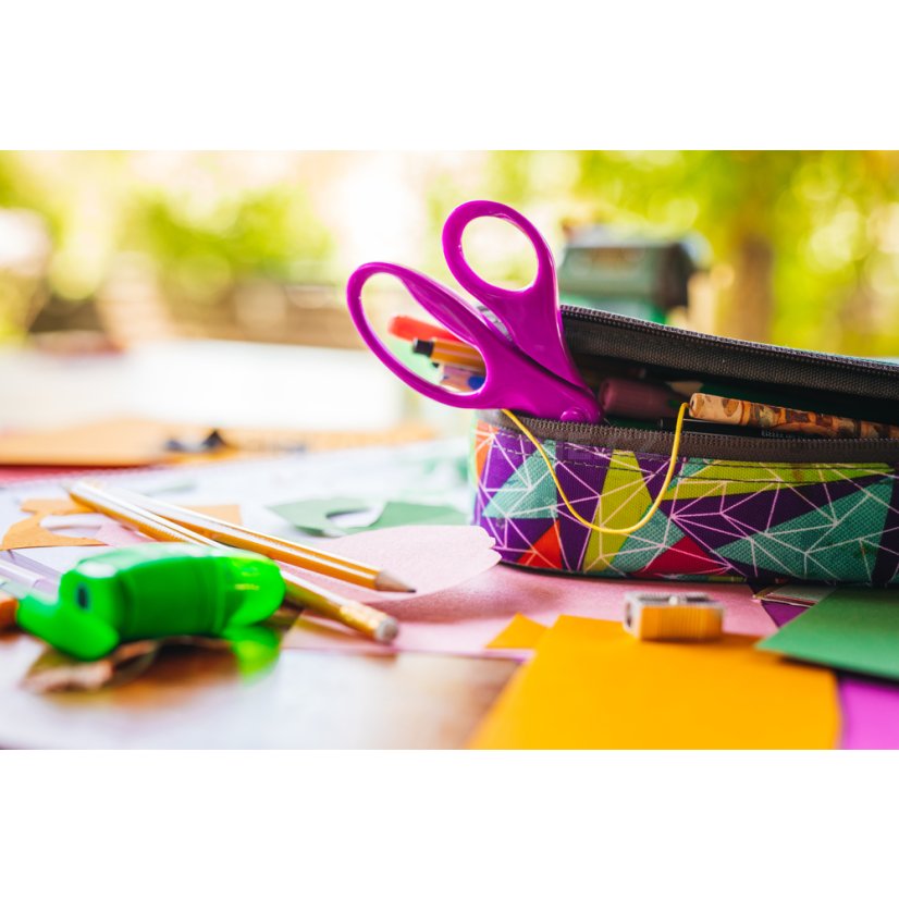 Dětské nůžky 15 cm, fialové