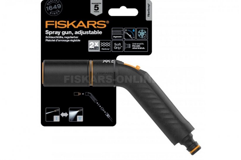 Nastavitelná zavlažovací pistole Fiskars FiberComp™