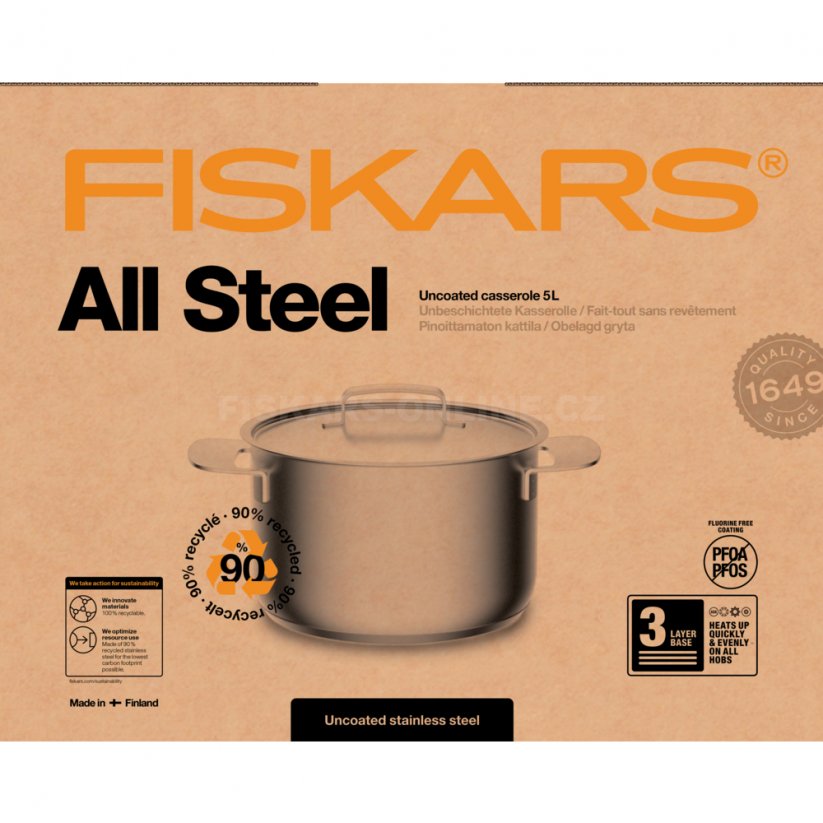 Hrnec Fiskars All Steel 5,0 l