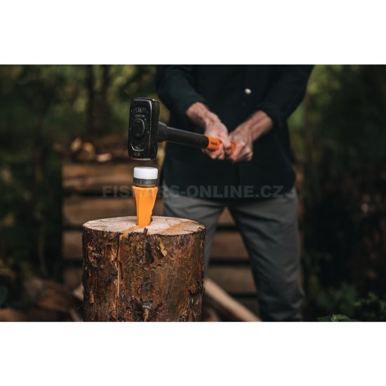 Štiepací klin Fiskars špirálový SAFE-T