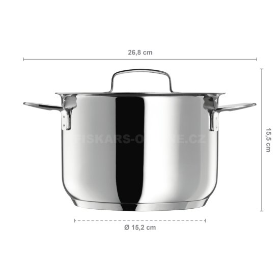 Hrniec Fiskars All Steel s pokrievkou 3,0 l