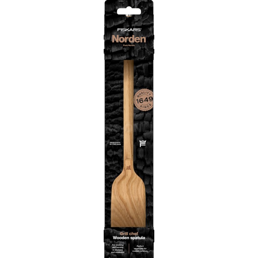 Dřevěná lopatka na grilování Fiskars chef
