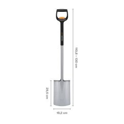 Teleskopický rovný rýč Fiskars Xact