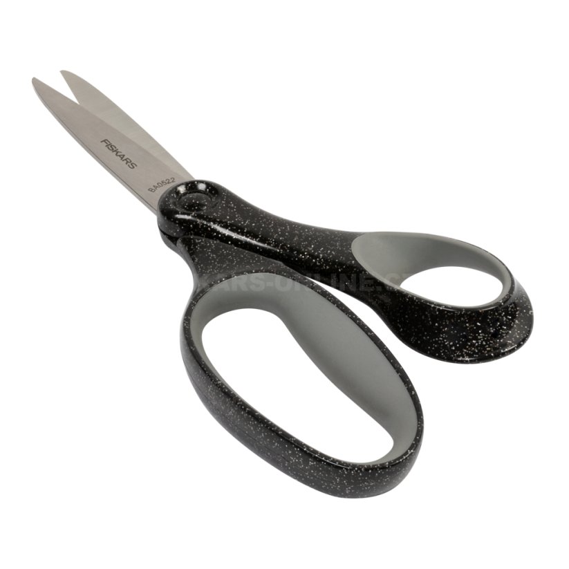 Školní nůžky Fiskars 18 cm (12+), třpytivě černá