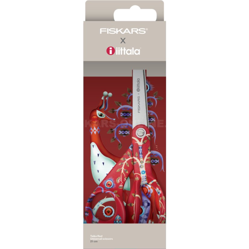 Univerzální nůžky Fiskars FXI Taika červené